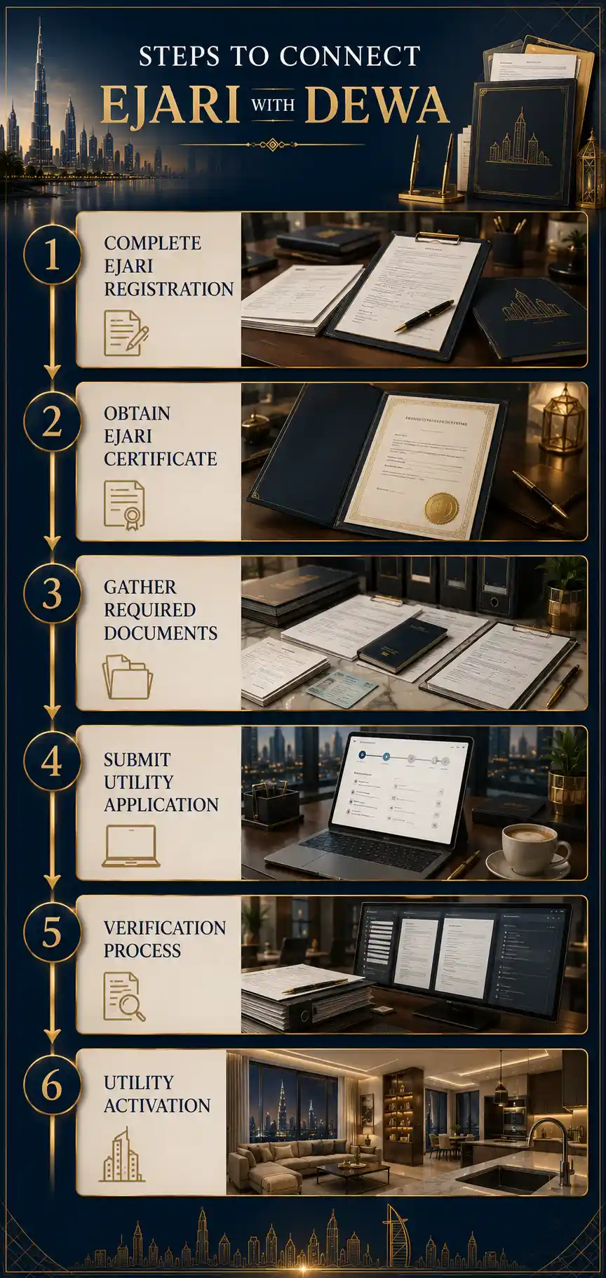 Steps for Linking Ejari to DEWA